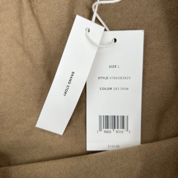 Vince Brown Knit Layered Midi Skirt | Size L - Picture 4 of 9